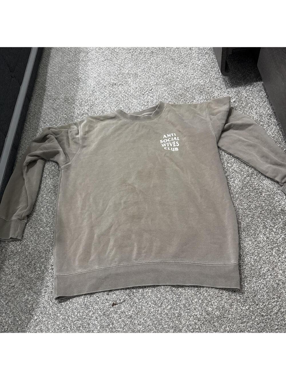 Anti Social Social Club Women's Brown and Grey Sweatshirt